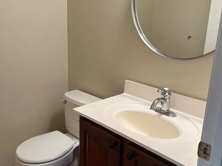 Downstairs powder room