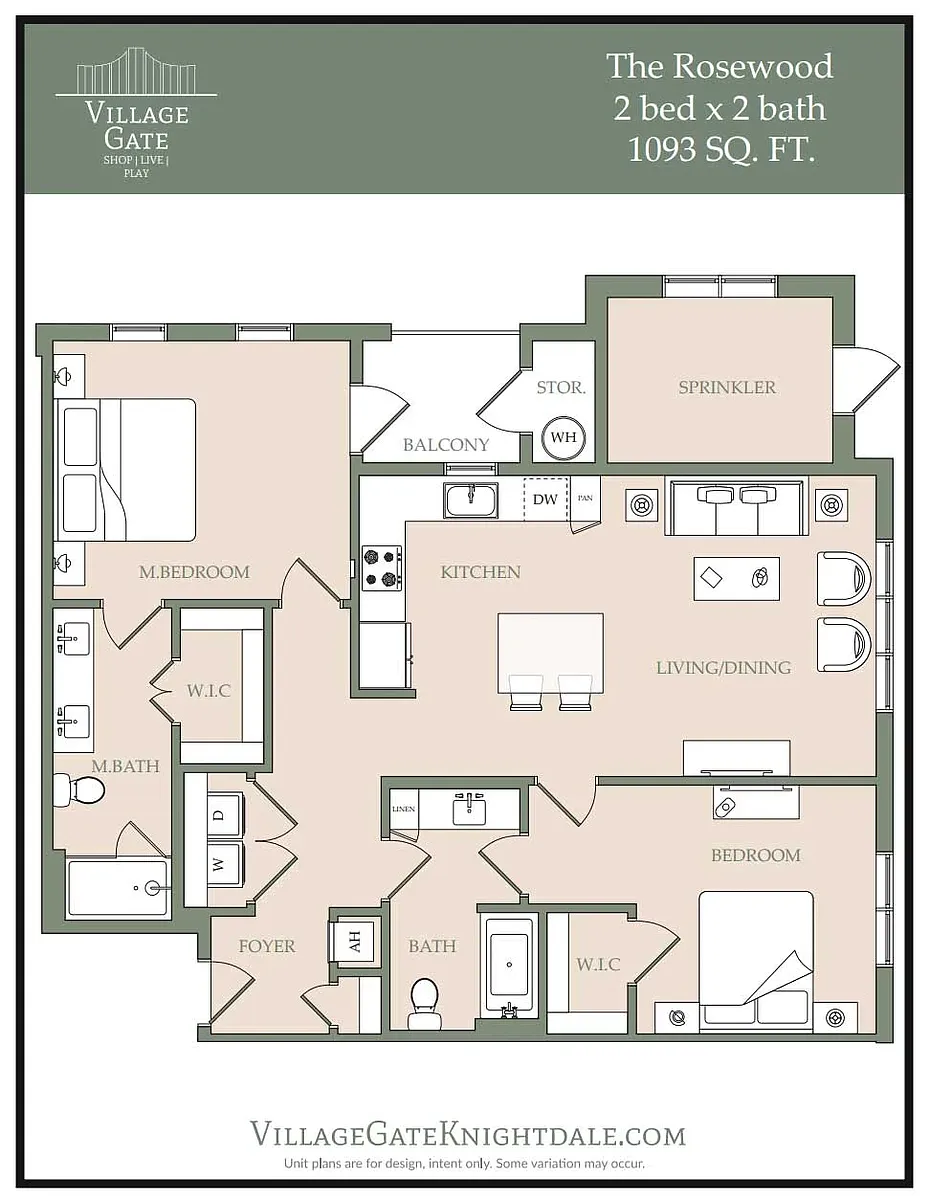 Floor plan The Rosewood
