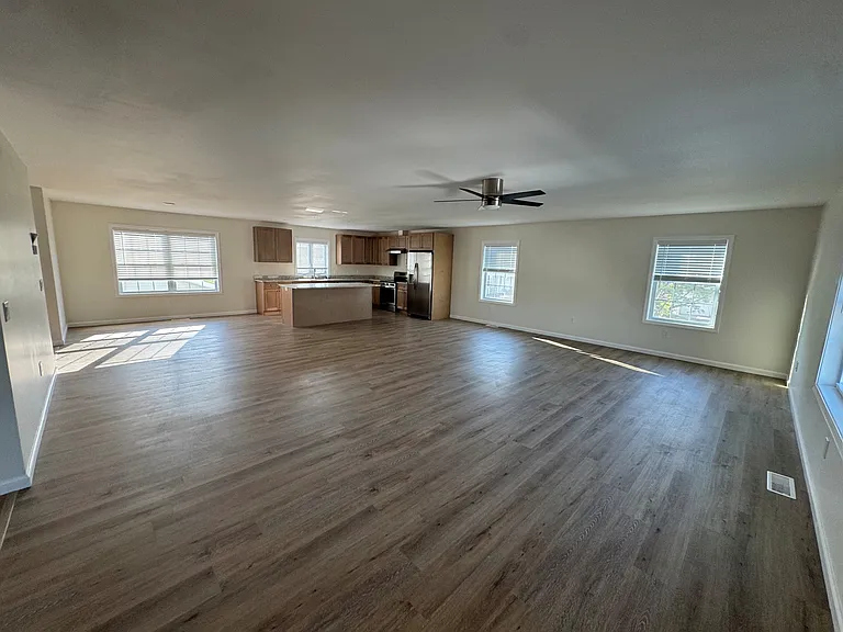 Living Room - Open Concept with Kitchen