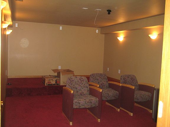 Theatre room in basement!