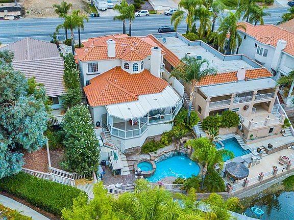 Aerial view of the back