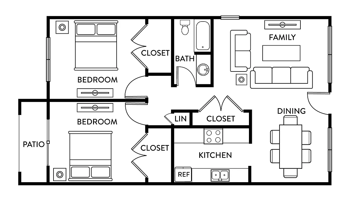 Floor plan Delta