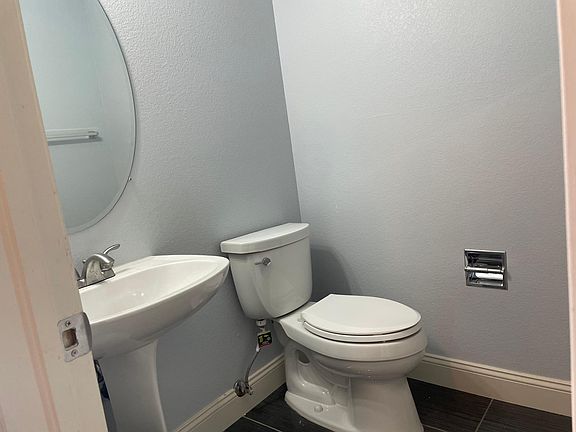 Half bathroom in living room quarters