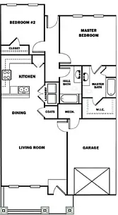 Floor plan 2x2-Renovated