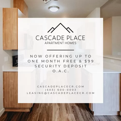 Move in Specials - Cascade Place Apartment Homes