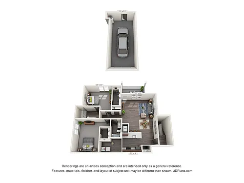 Floor plan 2B