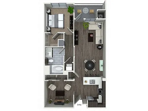 Floor plan A1E