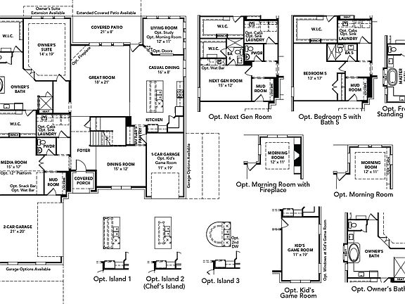 Experience luxurious residential architecture with this elegant single-family home design.