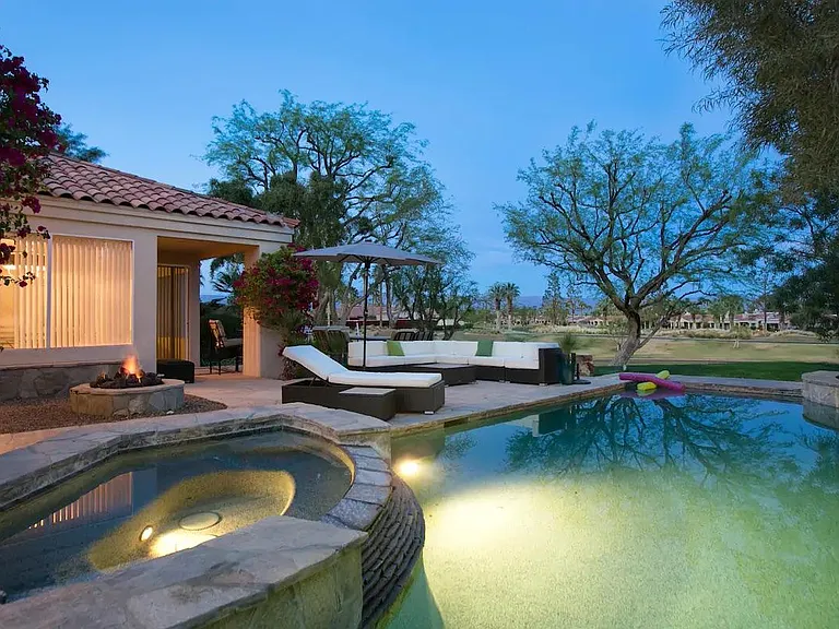 The jacuzzi awaits you after a day of golf, pickle ball or any special event.