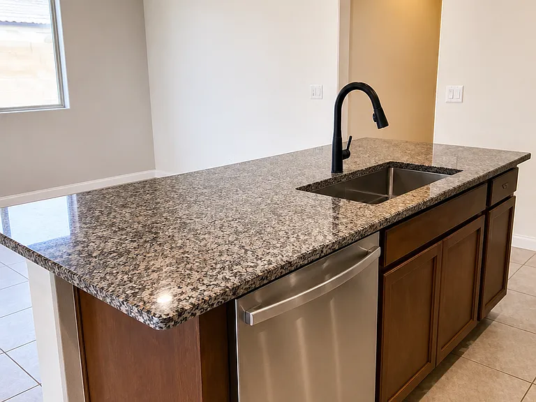 Granite Kitchen Island
