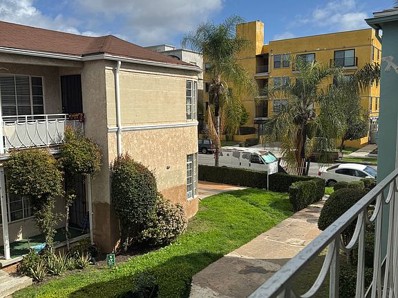 Outside view of unit front door