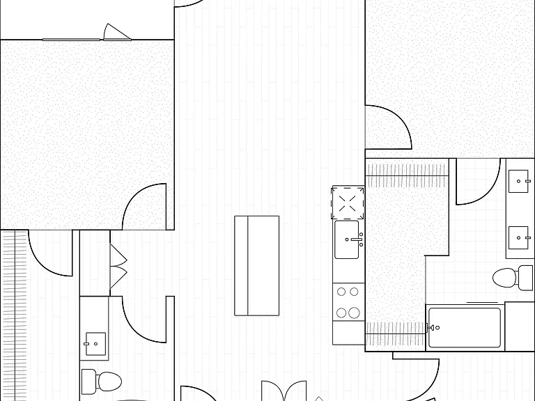 The Oslo - B1, Two Bedroom Floor Plan The Oslo - B1, Two Bedroom Floor Plan