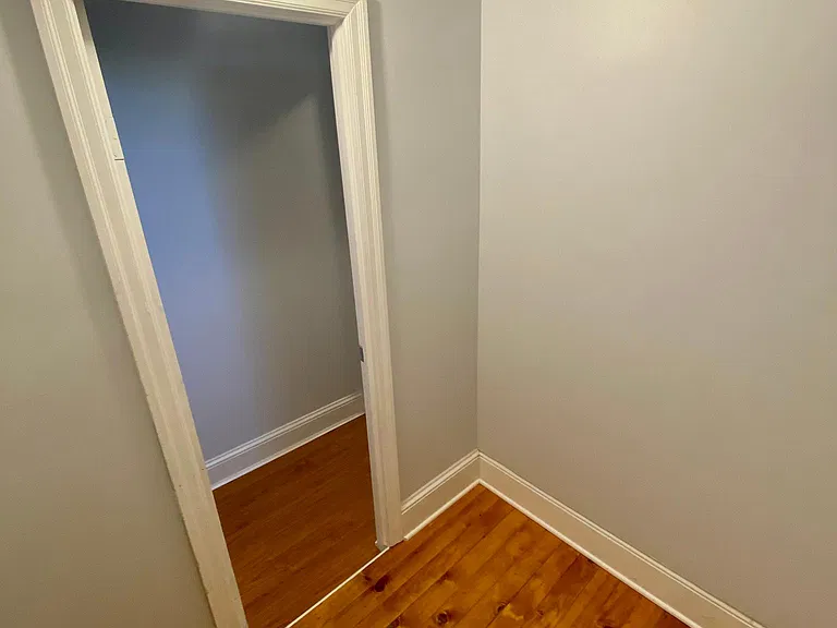 Hallway walk-in closet