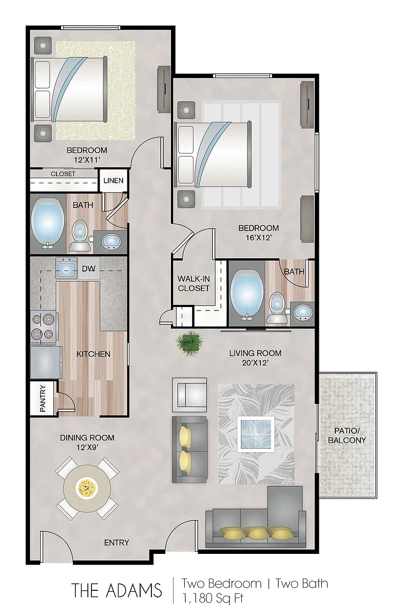 Floor plan The Adams
