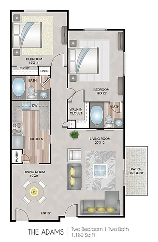 Floor plan The Adams
