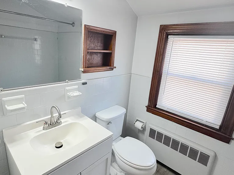 Bath with vanity storage