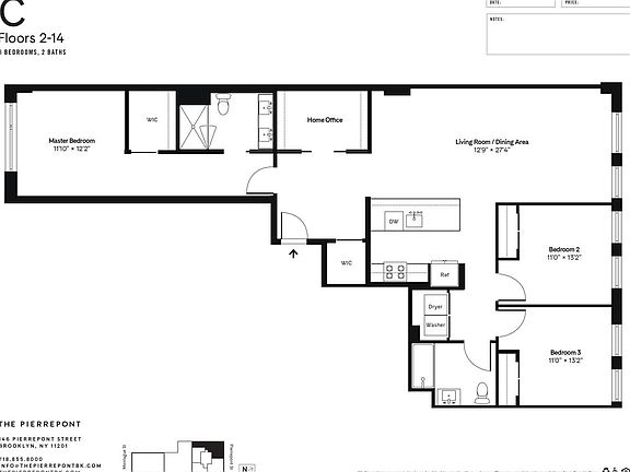 2nd image of 146 Pierrepont St #11C