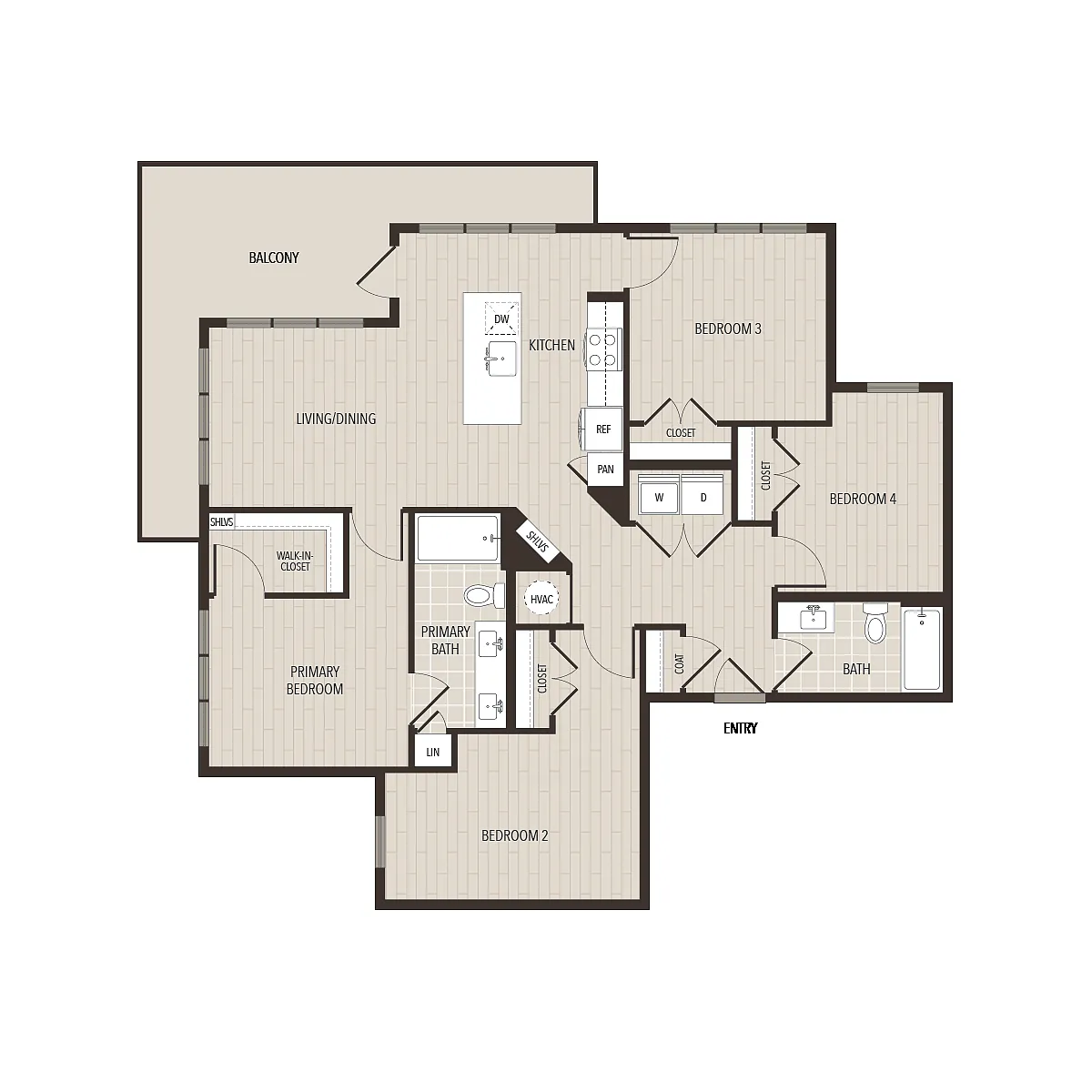 Floor plan D1