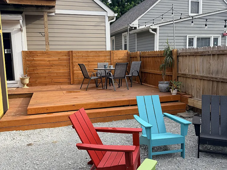 Back Deck & Entertainment Area