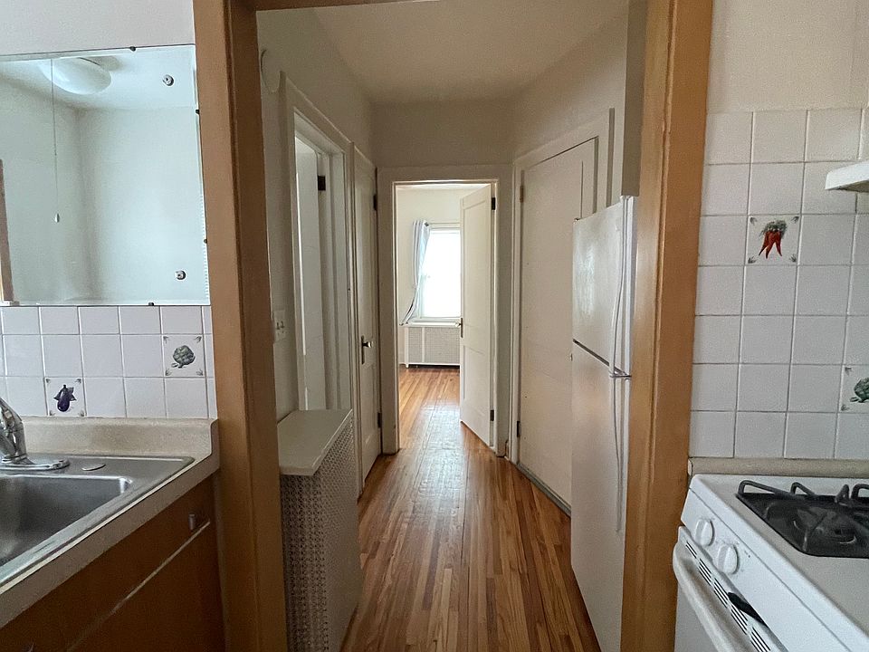 west view from kitchen, back entry
