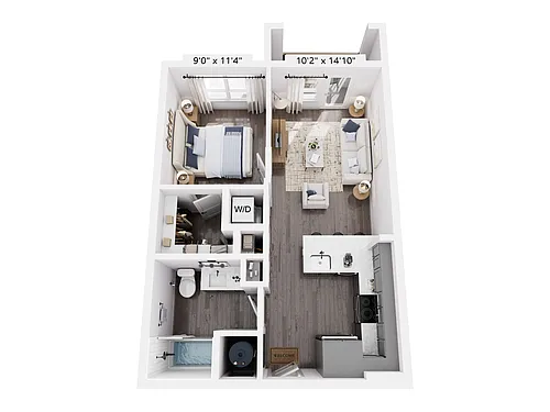 Floor plan The Collins