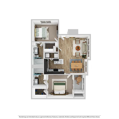 Floor plan 2X2