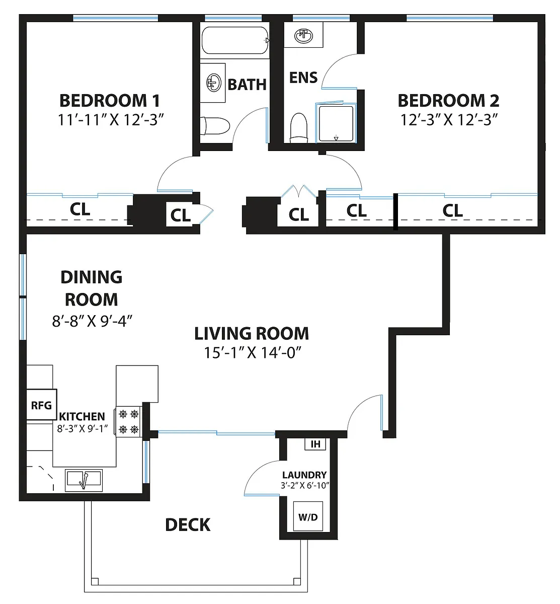 Floor plan Style A1