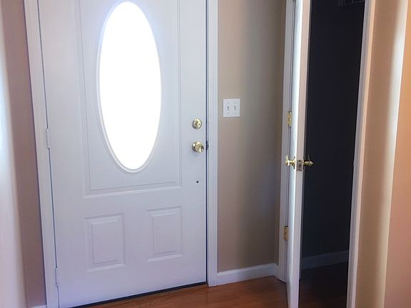 Main entryway with coat closet!