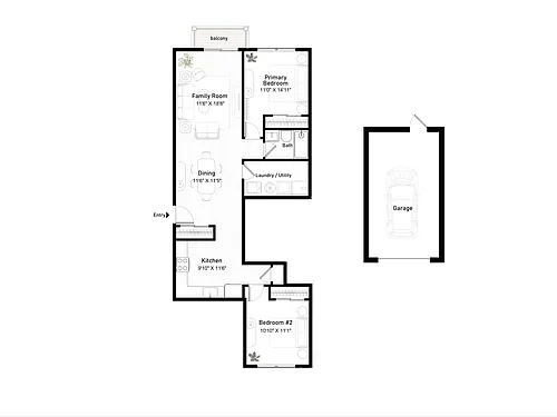 Floor plan Seabiscuit (B01)