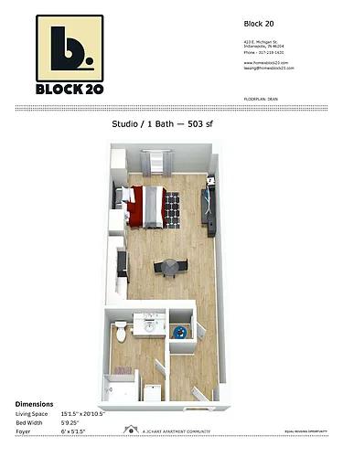 Floor plan Dean
