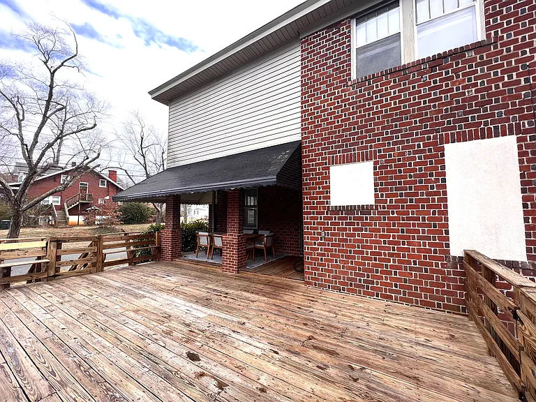 Entire back deck