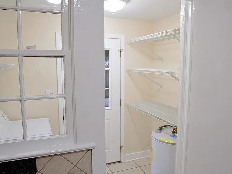 Extra Storage In Laundry Room.