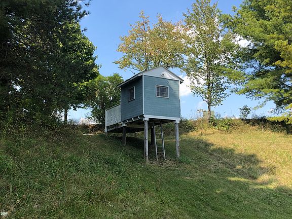 Playhouse with porch. 