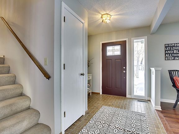 Lead glass front door