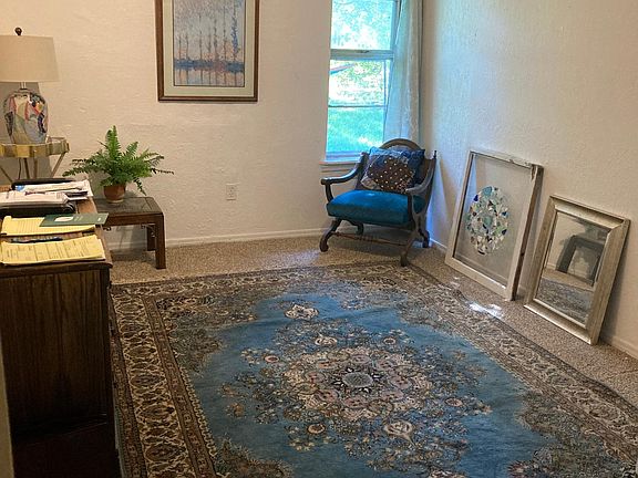 One of the four bedrooms