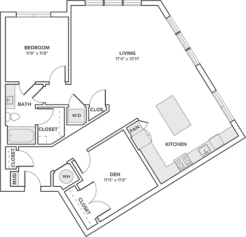 Floor plan A13D
