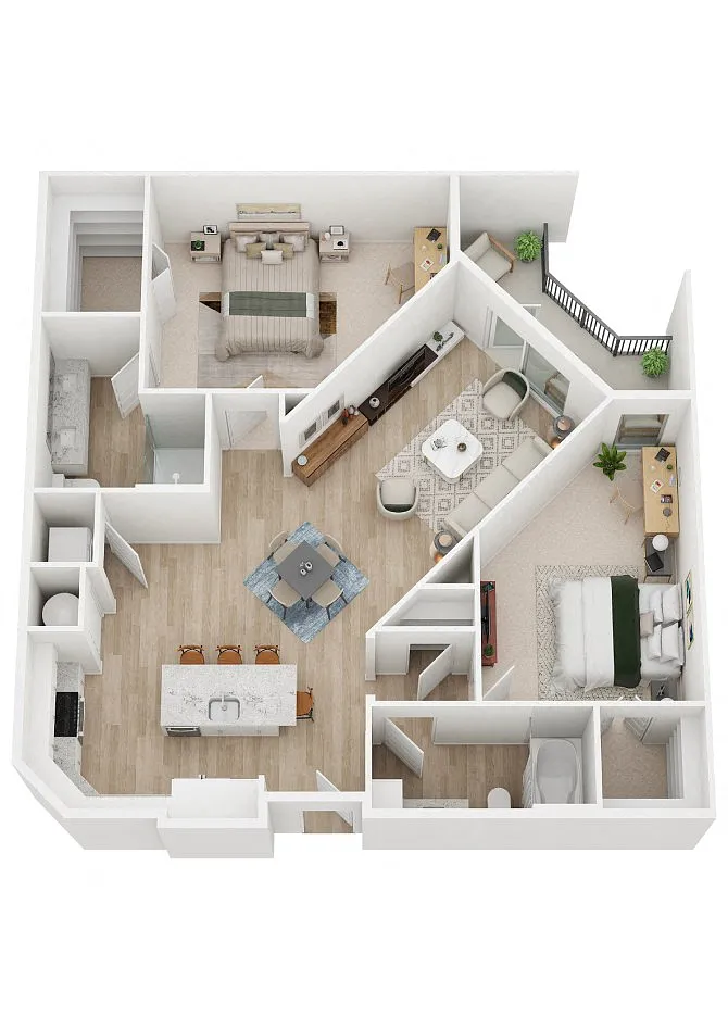 Floor plan B3