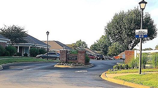 Front of Stovall Place