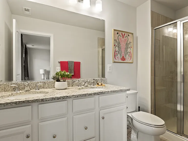 Bathroom attached to bedroom 1