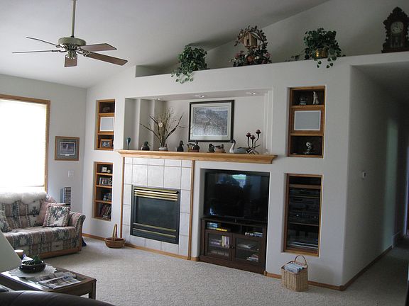 Great Room & fireplace