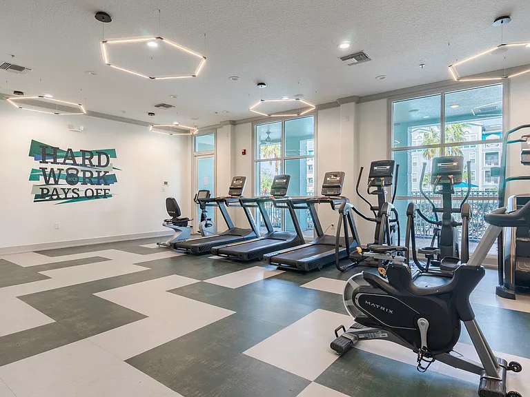 Fitness Center with Cardio Machines