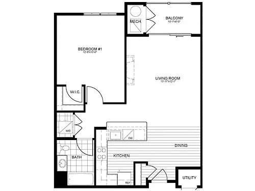 Floor plan A1F