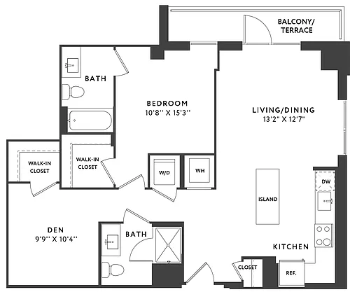 Floor plan B5 Den