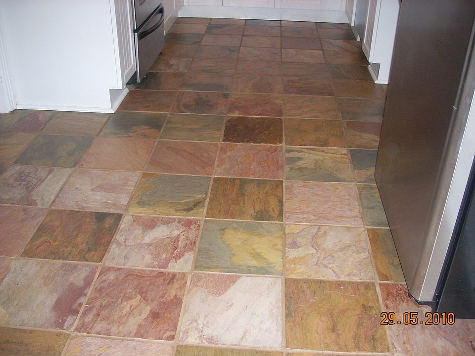 Slate Floors in Kitchen