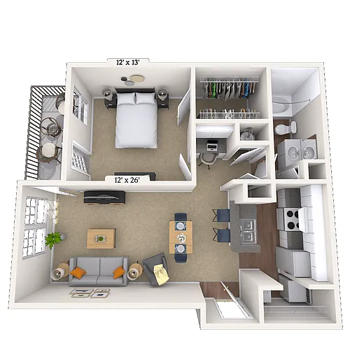 Floor plan 11B