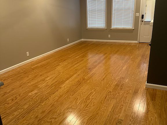 View of living room from back entry/kitchen area