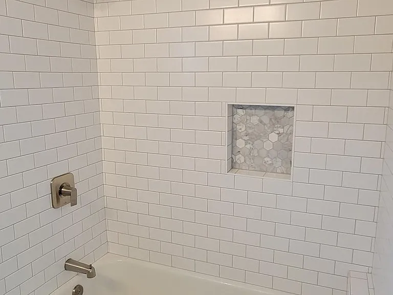 Guest Bathroom. New tiled shower and all new hardware