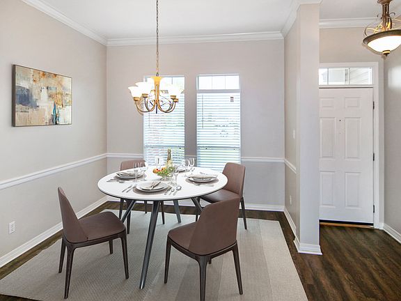 Virtually Staged Dining Room