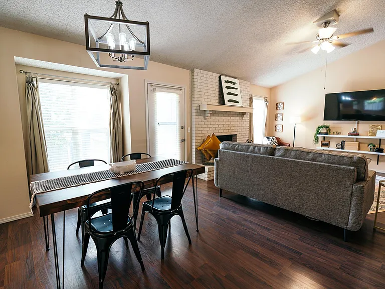 Main level dining and family room