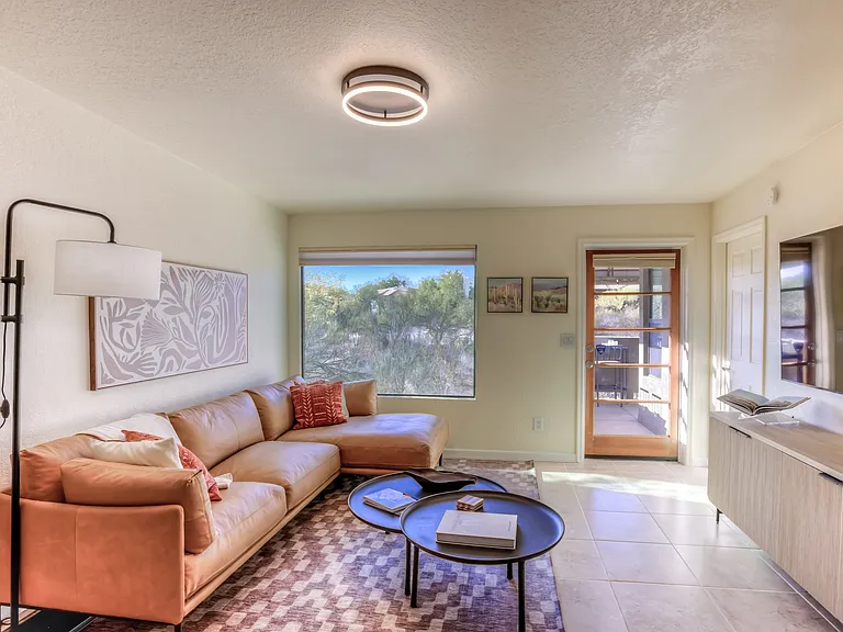 Spacious, Living Area with Natural Light